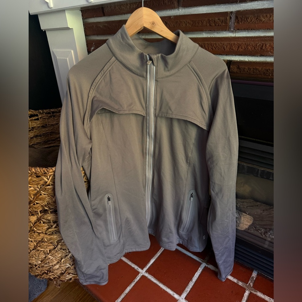 Women’s Zip-Front Active Jacket - Gray